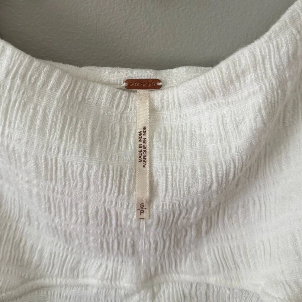 NWT Free People Elle Mini Dress in Ivory